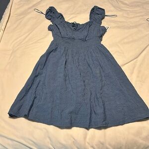 Blue dress